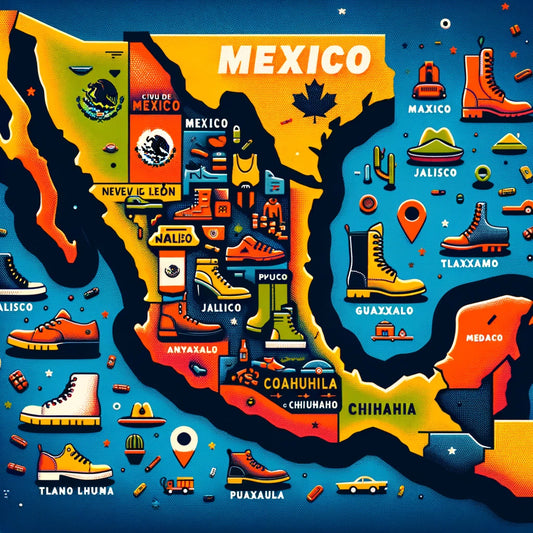 Estados de México donde se consume mas calzado de seguridad