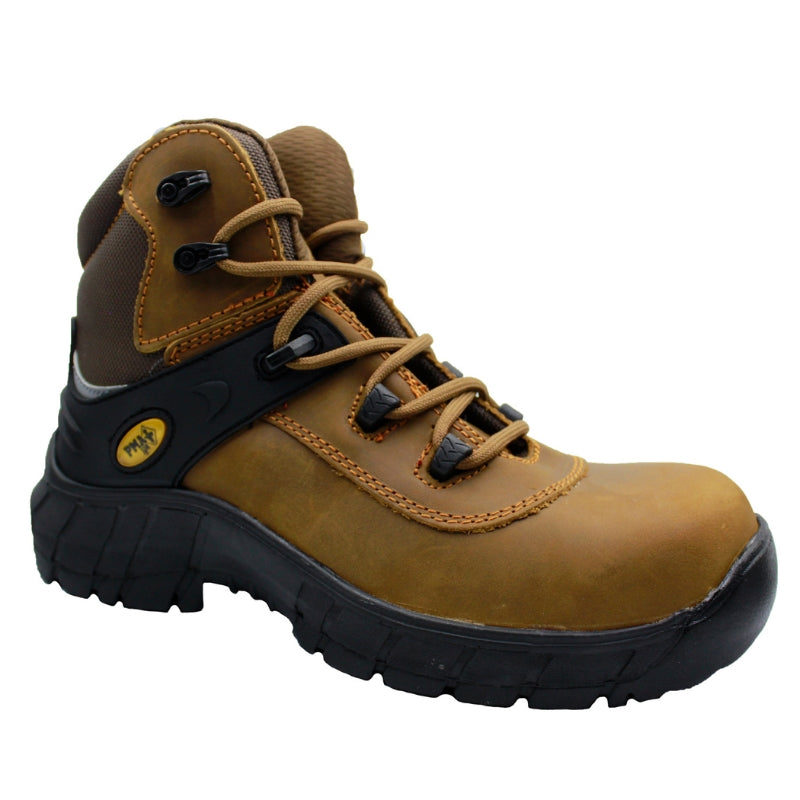 Bota Industrial - Modelo BOTA WHATHERPROOF- Nobuck Miel -1360 - Vecktoren