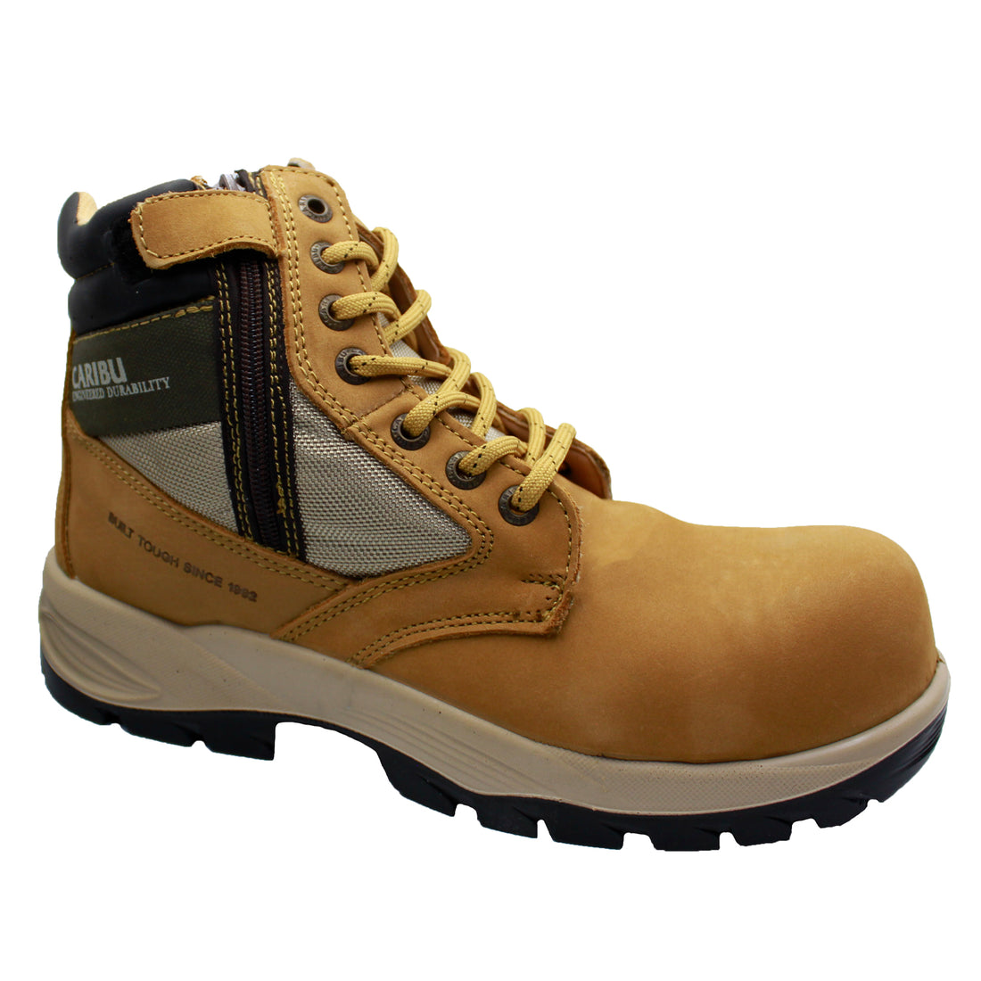 Conoce nuestra Bota Industrial - Modelo Bota Steel Caribu Nobuck 710