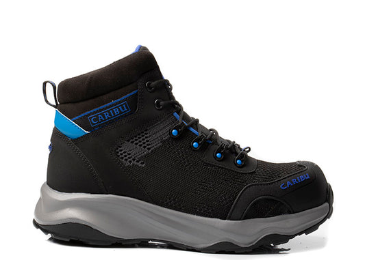 Bota Tenis de seguridad Industrial dieléctrico - Modelo Caribu 925 Negro / Azul