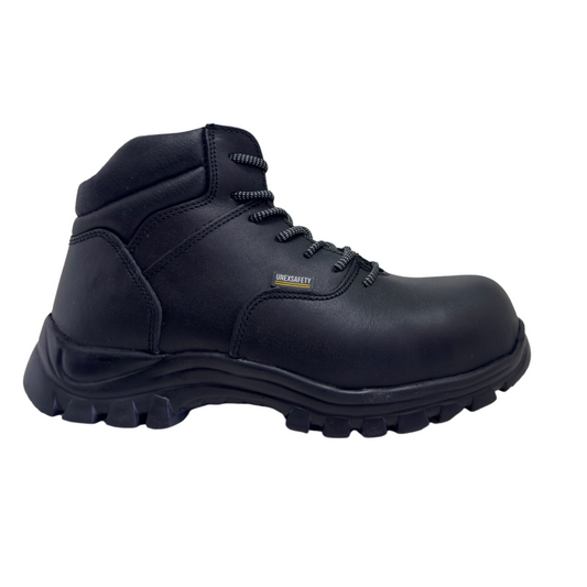 Bota de seguridad dieléctrica económica con casco - UNEX 405 - Bota de seguridad, táctica y tenis de seguridad 