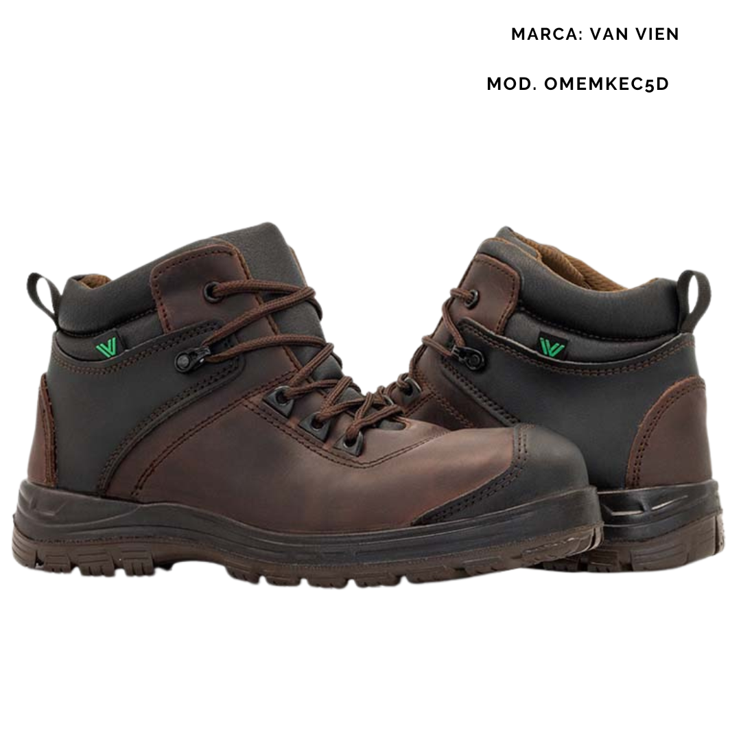 Bota borceguí seguridad Industrial dieléctrico  - Modelo Vanvien OMEGA. Precio de mayoreo $720 con IVA y Menudeo $1,095 con IVA - Vecktoren bota de seguridad industrial