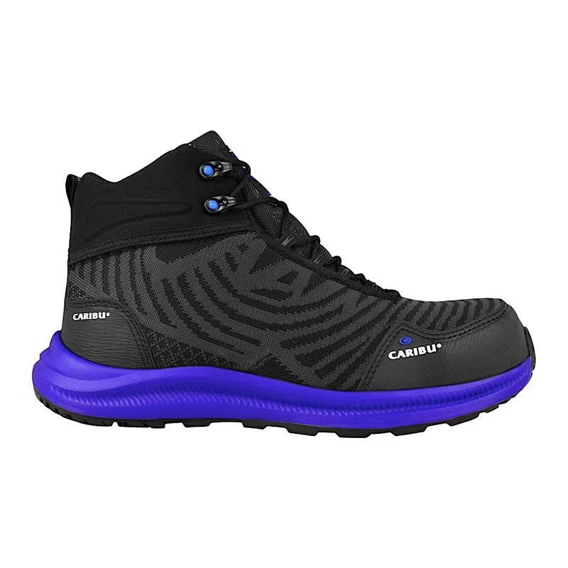 Bota Tenis de seguridad Industrial dieléctrico - Modelo Caribu 340 Negro / Azul - Vecktoren