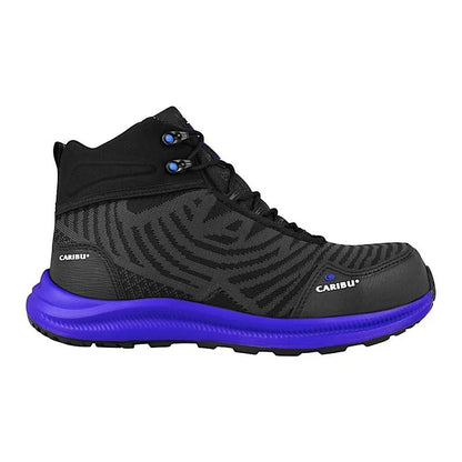 Bota Tenis de seguridad Industrial dieléctrico - Modelo Caribu 340 Negro / Azul - Vecktoren