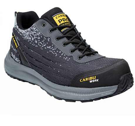 Tenis de seguridad Industrial dieléctrico - Modelo Caribu 361 Gris / Gris