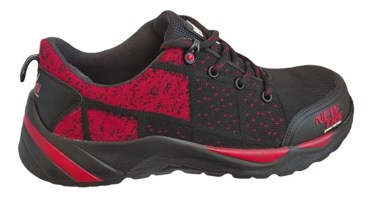 Choclo Industrial tipo tenis - Modelo NEW TRS 410 Negro Rojo - Vecktoren