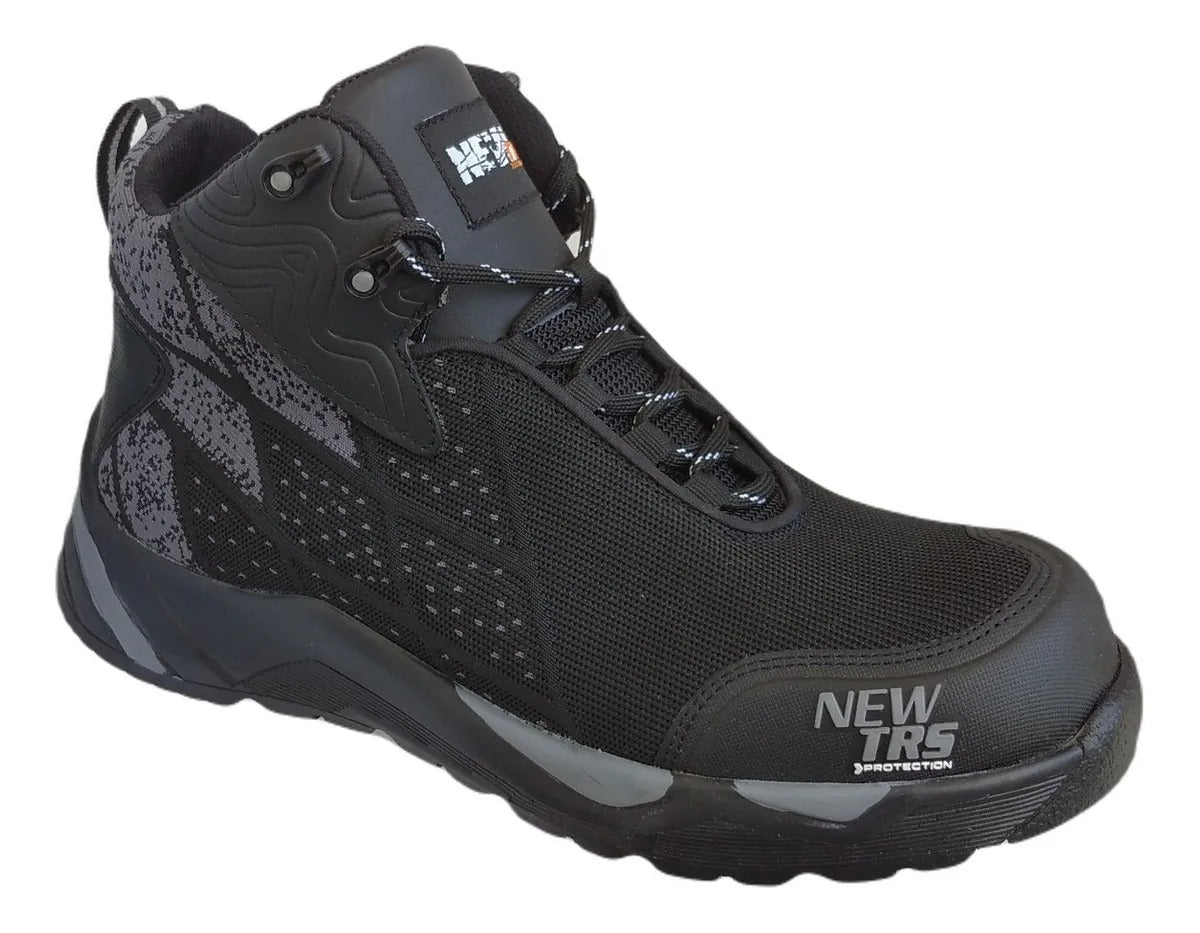 Bota Industrial tipo tenis - Modelo NEW TRS 409 Negro Gris - Vecktoren