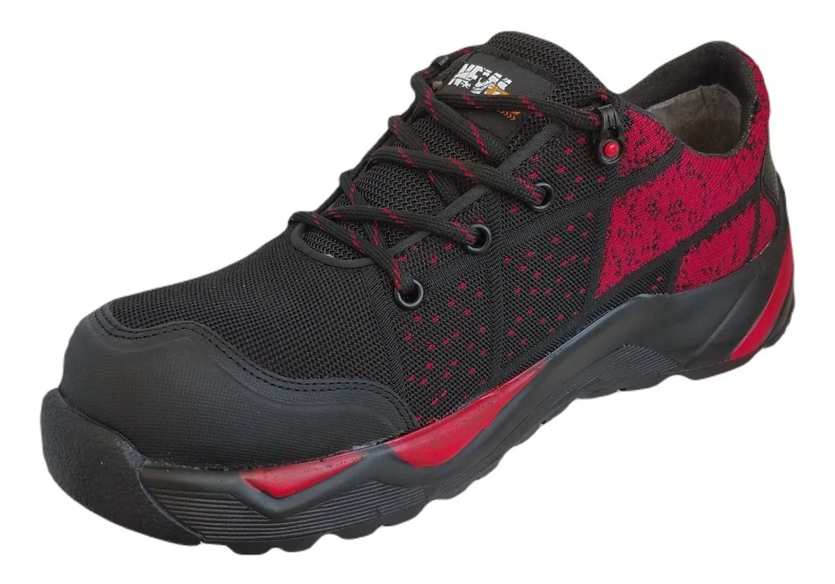 Choclo Industrial tipo tenis - Modelo NEW TRS 410 Negro Rojo - Vecktoren