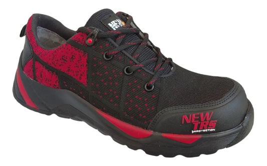 Choclo Industrial tipo tenis - Modelo NEW TRS 410 Negro Rojo - Vecktoren